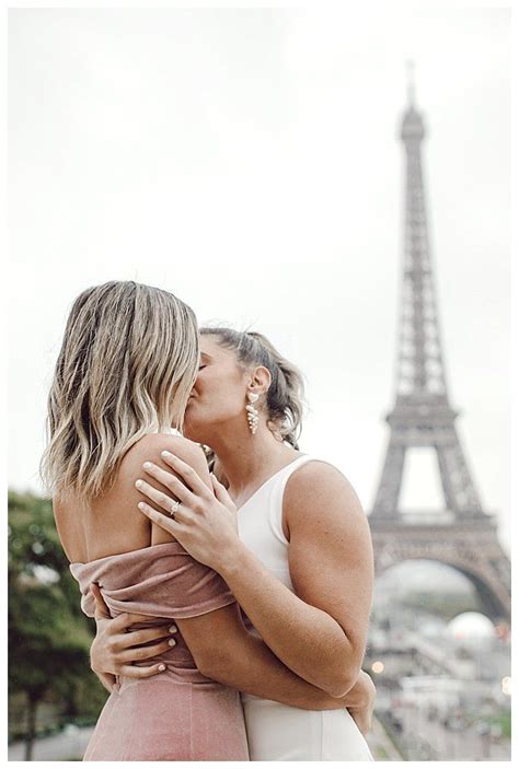 Lgbtq Influencer Kate Austins Paris Proposal Love Inc Mag In 2020 Lesbian Wedding
