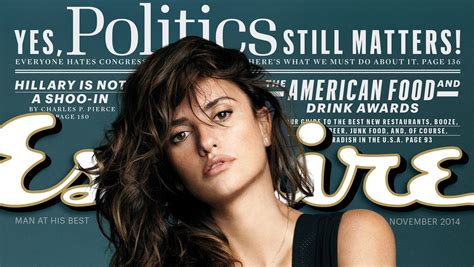 penelope cruz named sexiest woman alive 2014 by esquire