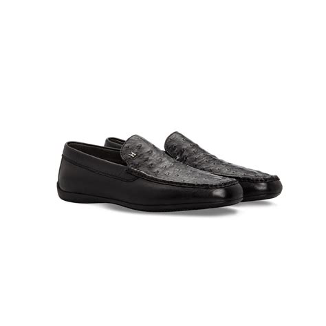 Loafers Mens Moreschi Calfskin And Fine Leather Loafer Shoes Black ⋆