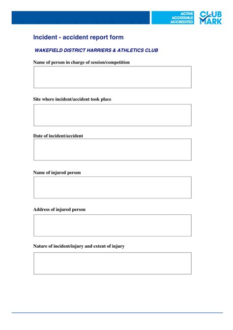 Incident Report Template Download Free Documents For Pdf Word And Excel