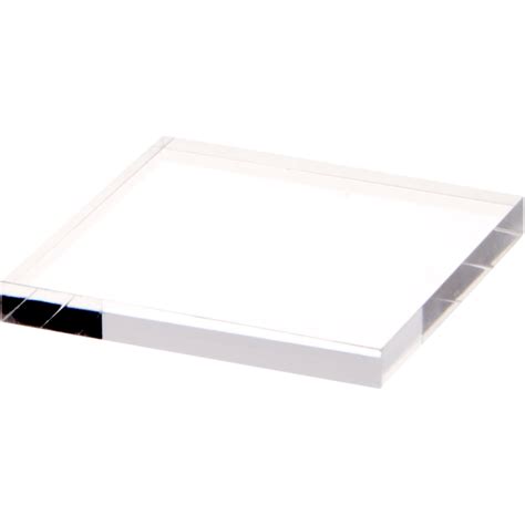 Plymor Clear Square Acrylic Display Base 3 W X 3 D X 0375 H Michaels