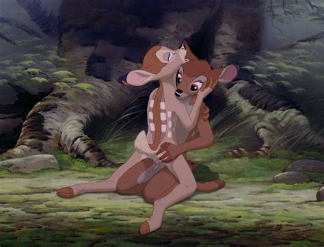 Rule 34 1futa 1girls 5 Fingers Anthro Balls Bambi Character Bambi Film Blue Eyes Brown