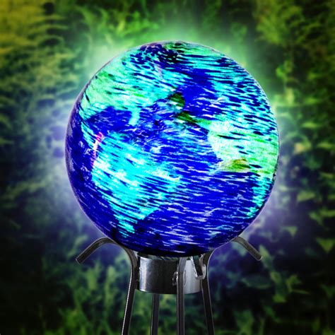 The Glowing Garden Globe Hammacher Schlemmer