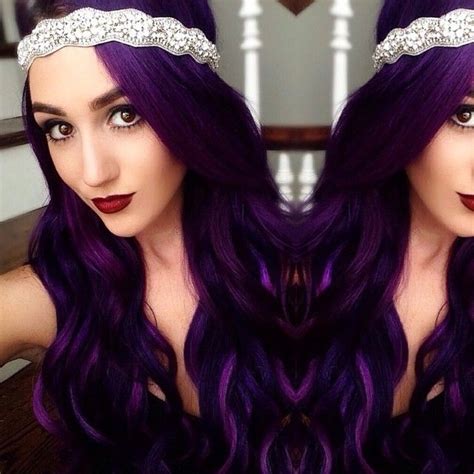 The 25 Best Dark Purple Hair Ideas On Pinterest Violet