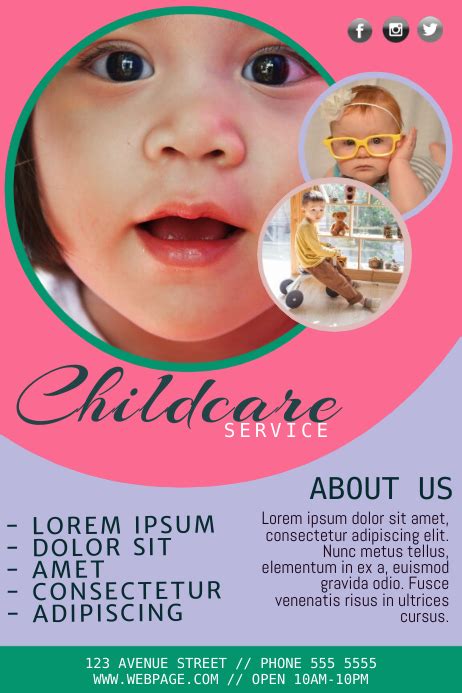 Free Childcare Flyer Template Postermywall