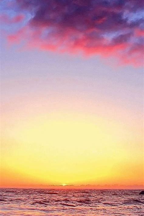 Purple Fantasy Ocean Sunrise Iphone 4s Wallpapers Free Download