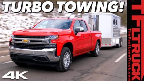 How Does The New 4 Cylinder 2019 Chevy Silverado Tow A Max Load Up The