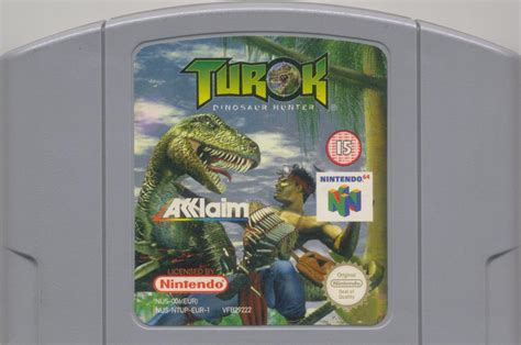 Turok Dinosaur Hunter 1997 Nintendo 64 Box Cover Art MobyGames