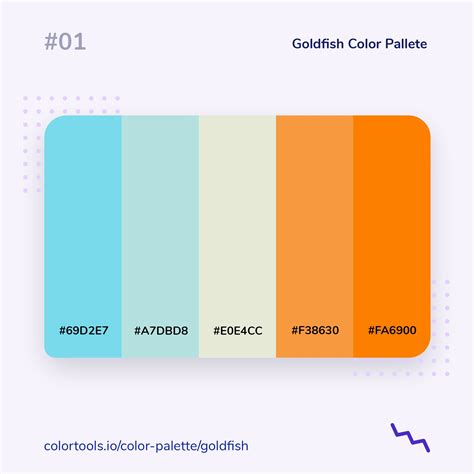 Top 5 Color Palettes Of December Goldfish Color Palette Design