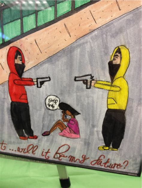 Chicago Students Illustrate Effects Of Gang Gun Violence Wbez Chicago