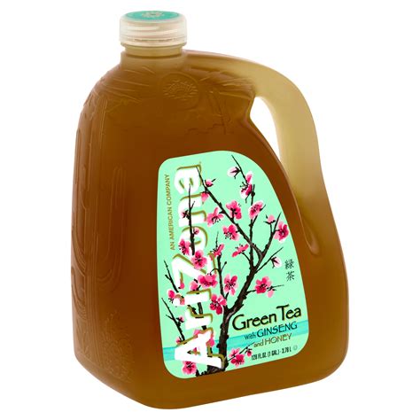 AriZona Green Tea With Ginseng And Honey 128 Fl Oz Home Garden