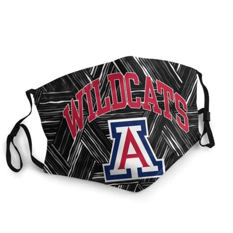 Arizona Wildcats Face Mask With Pm25 Filter Sheet Robinplacefabrics