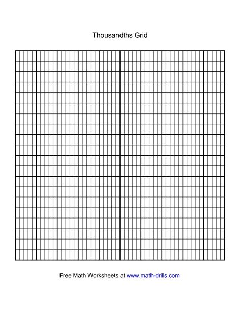 Best Printable Hundredths Grid Derrick Website