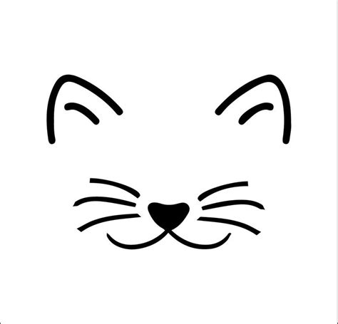 492088696786867571 Cat Face Drawing Cat Outline Cat Face