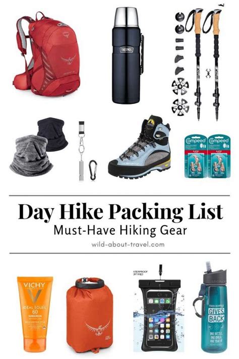 Day Hike Packing List Lightweight Must Have Hiking Gear