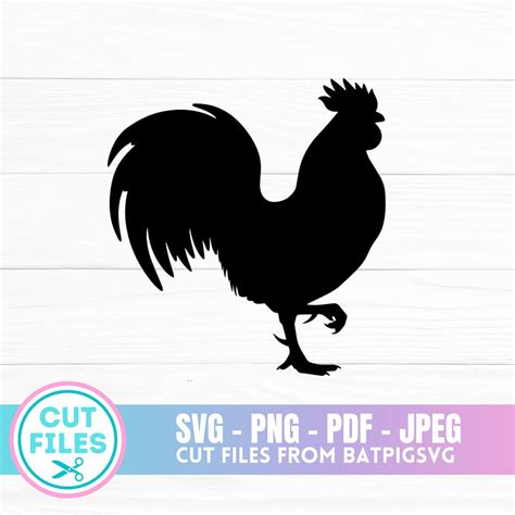 Rooster SVG Rooster Chicken Farm Svg Farmhouse SVG Etsy