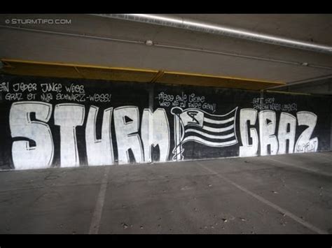 Sportklub sturm graz is an austrian association football club, based in graz, styria, playing in the austrian football bundesliga. Street Art - Graffiti (ULTRAS Sturm Graz) - YouTube