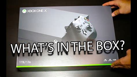 Xbox One X Unboxing What You Actually Get YouTube