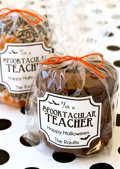 These are one of those must have trick or here is a way for children to make plenty of bubbles during parties and when out trick or treating. Halloween Teacher Gift | Halloween teacher gifts ...