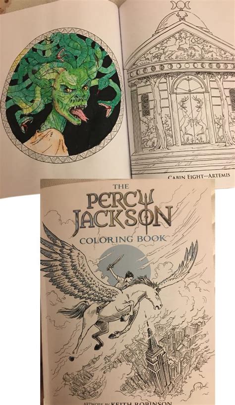 Heres The Percy Jackson Coloring Book Camphalfblood