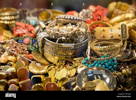 Gold Jewelry Rings Bracelets Bangles Beads In The Grand Bazaar
