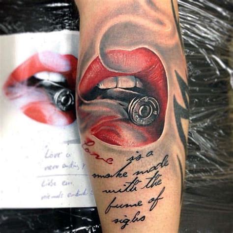 60 Bullet Tattoos For Men A Shot Of Design Ideas