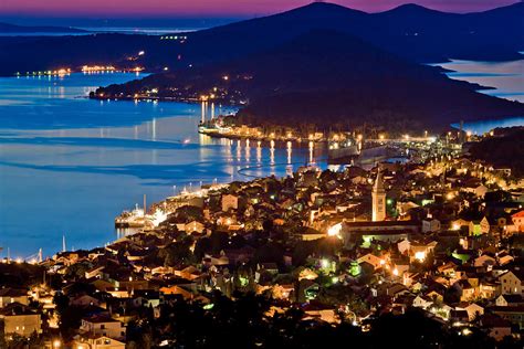 Town Of Mali Losinj Bay At Sunset Photograph By Brch Photography Pixels