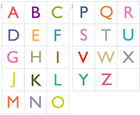 Printable uppercase and lowercase letter worksheets. Free Printable Alphabet Cards | Color 2 sets of free PDF ...