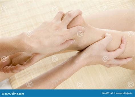 Lady Getting Feet Massage Stock Photo Image Of Legs Fashion 6585162