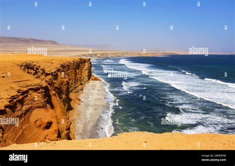 Paracas National Reserve Ica Region Peru The Paracas Peninsula Is