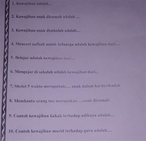 Kosa kata cerita 1 1. Membantu Orang Tua Merupakan Contoh Kewajiban Anak Di - Asia