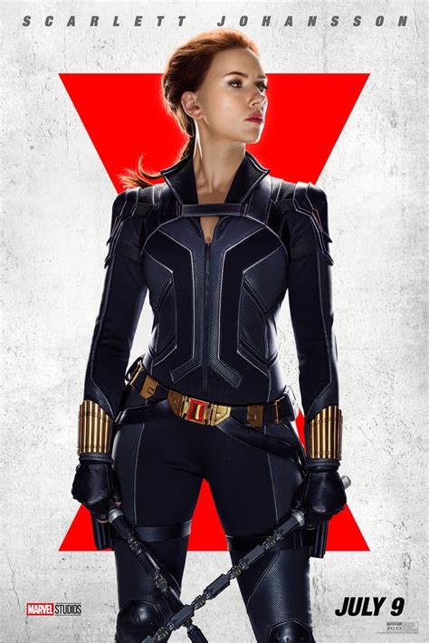 Marvels Black Widow 6 New Posters Show Off Scarlett Johansson David