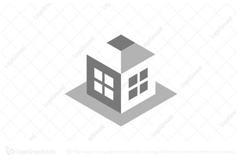 3d House Logo