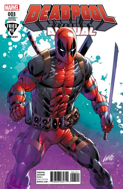 Deadpool Annual 1 2016 Fried Pie Comics Exclusive Variant Cover By