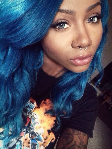 Lipstickbulletz Jaymoneyy Blue Hair Dyed Hair