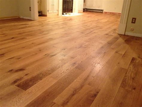 Our New 5 Live Sawn White Oak Hardwood Floors Finished With Rubio