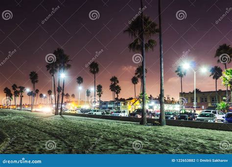 Purple Sunset In Newport Beach California Editorial Photography