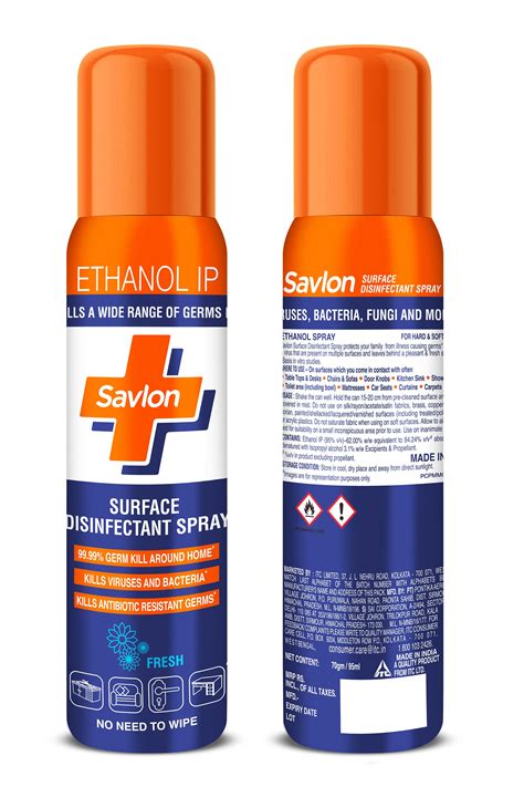 Savlon Surface Disinfectant Spray 70g