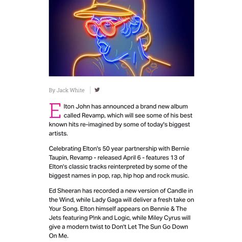Bizness Boi On Twitter God Is Great Woke Up To The News I Made It On An Eltonofficial Album