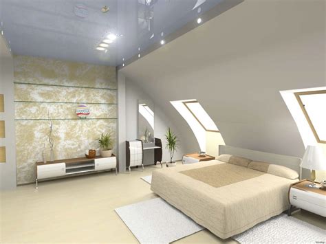 „in einem schlafzimmer mit vielen dachschrägen sollten viele helle farben vorhanden sein: Wandgestaltung Schlafzimmer Schräge Wände Und Zimmer Mit ...