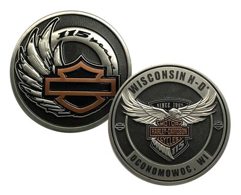 Harley Davidson 115th Anniversary Dealer Collectors Challenge Coin