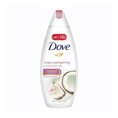 Buy Dove Coconut Milk And Jas Petals Body Wash 190 Ml Online At Best