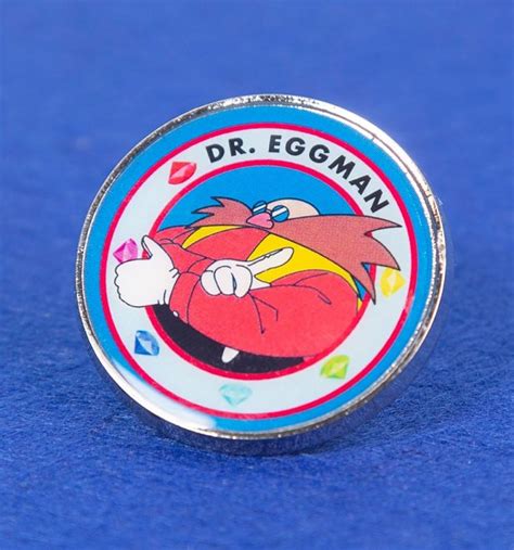 Sonic The Hedgehog Dr Eggman Enamel Pin Badge