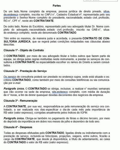 Modelo De Contrato De Consultoria Hot Sex Picture Vrogue Co