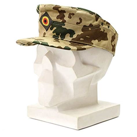 Genuine Brand German Army Cap Fleckt Tarn Olive Desert Camouflage Field Military Hat Combat