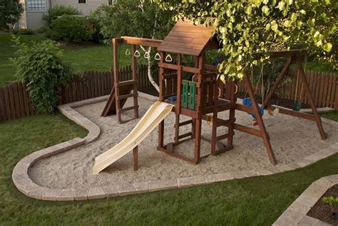 60 Creative Small Backyard Playground Kids Design Ideas