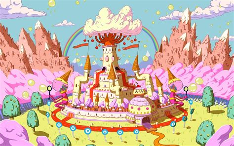 Candy Castle Adventure Time Background Adventure Time Princesses