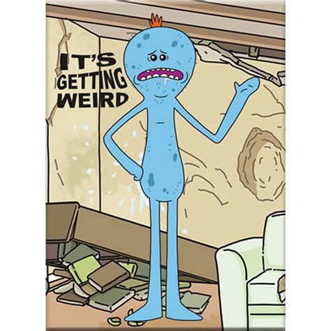 Rick And Morty Mr Meeseeks Flat Magnet Entertainment Earth