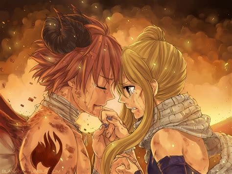 Fairy Tail Lucy And Natsu Wallpapers Wallpaper Cave