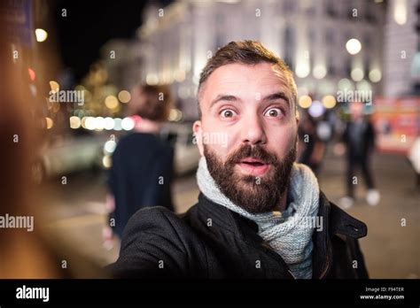 Young Handsome Man With Coffee Cup In London City Stock Photo Alamy